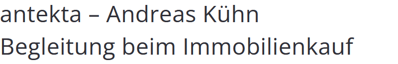 antekta – Andreas Kühn